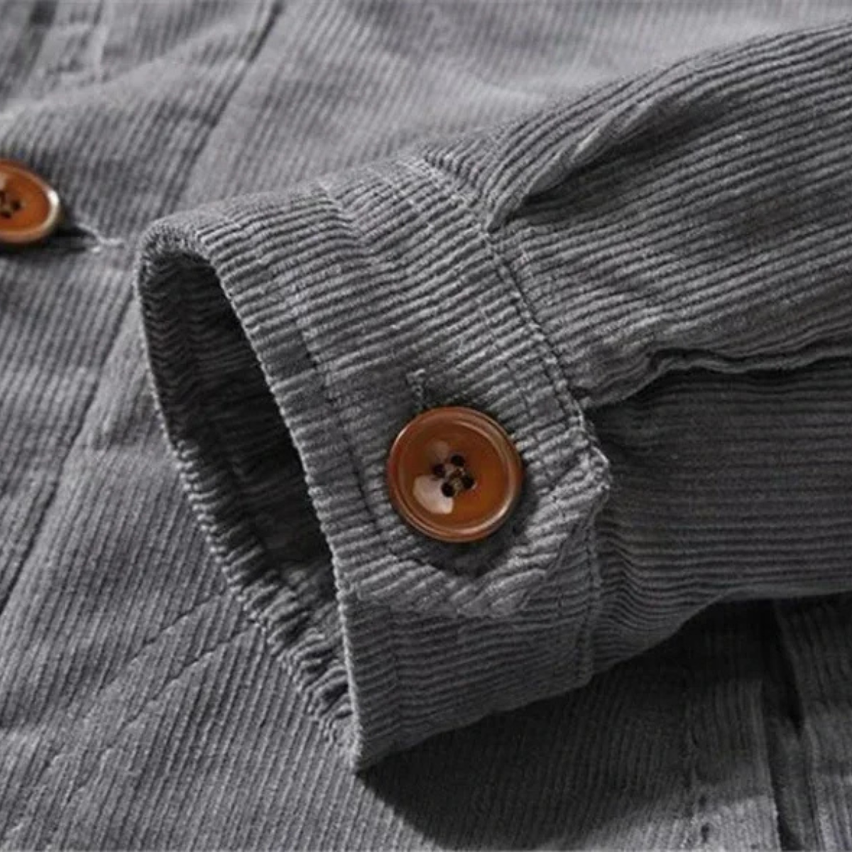 Men’s Corduroy Sherpa Lined Jacket Warm Winter Coat