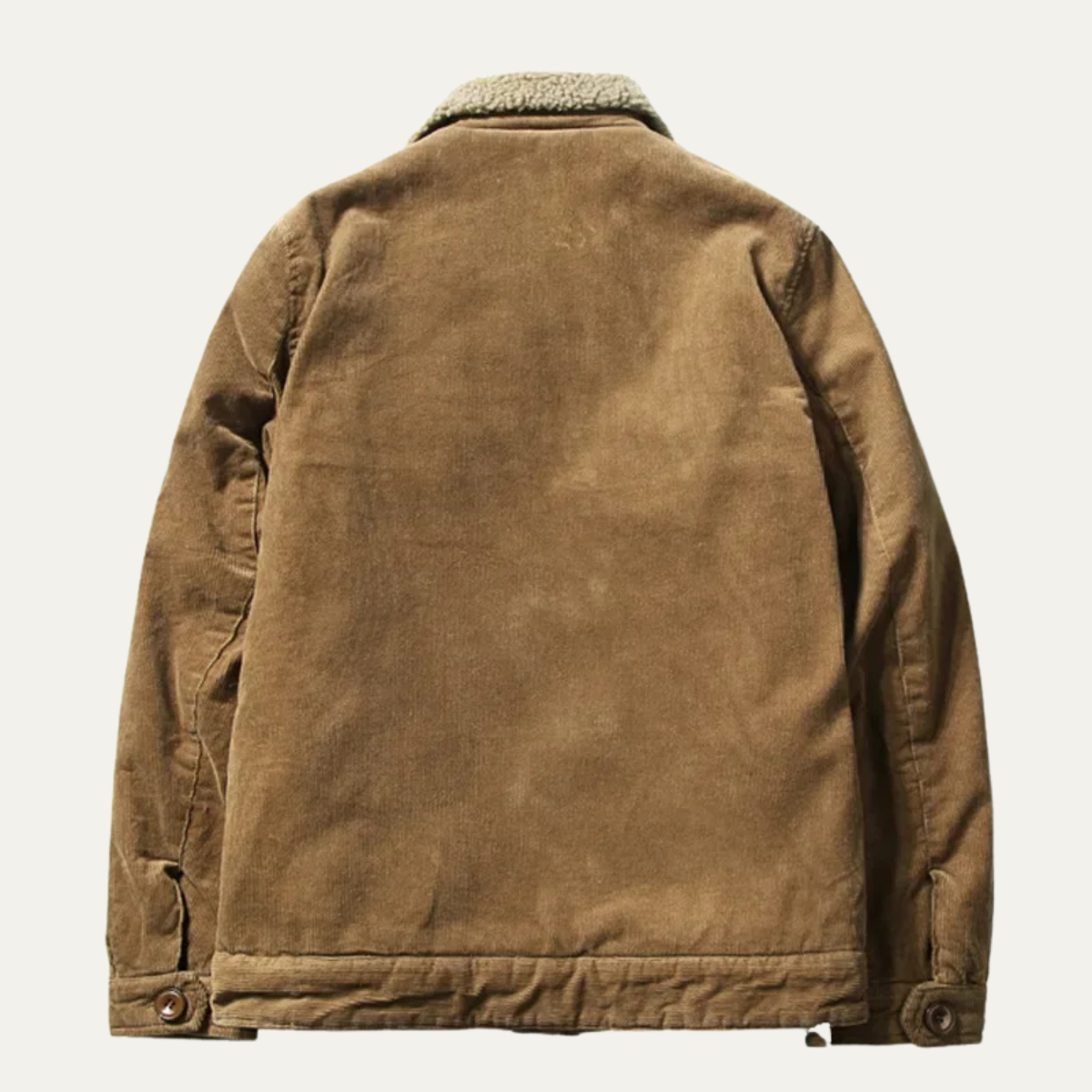 Men’s Corduroy Sherpa Lined Jacket Warm Winter Coat