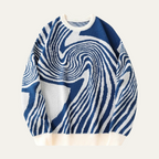 Men’s Merino Wool Jumper Premium Jacquard Knit Winter Sweater