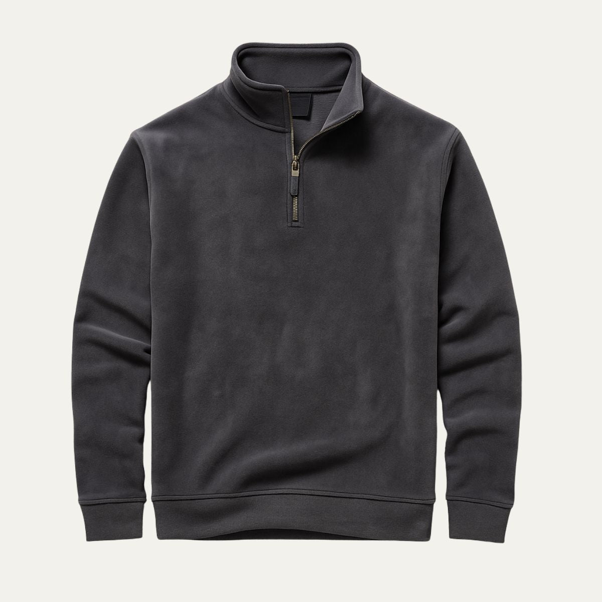 Men’s Fleece Quarter Zip Jumper Warm Winter Sweater