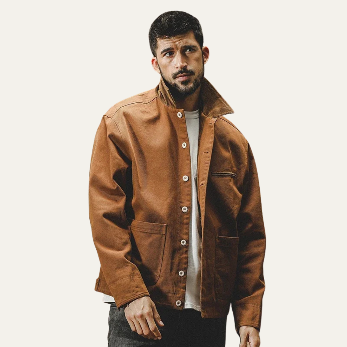 The Highclere Modern Casual Button Up Outerwear Men’s Jacket