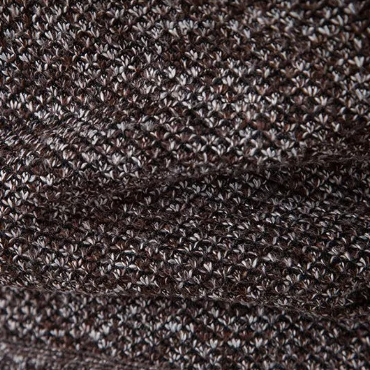 The Amalfi Knit Fleece Zip Men’s Cardigan with Diamond Pattern