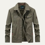 Men’s Utility Field Jacket Casual Cotton Military Style Coat