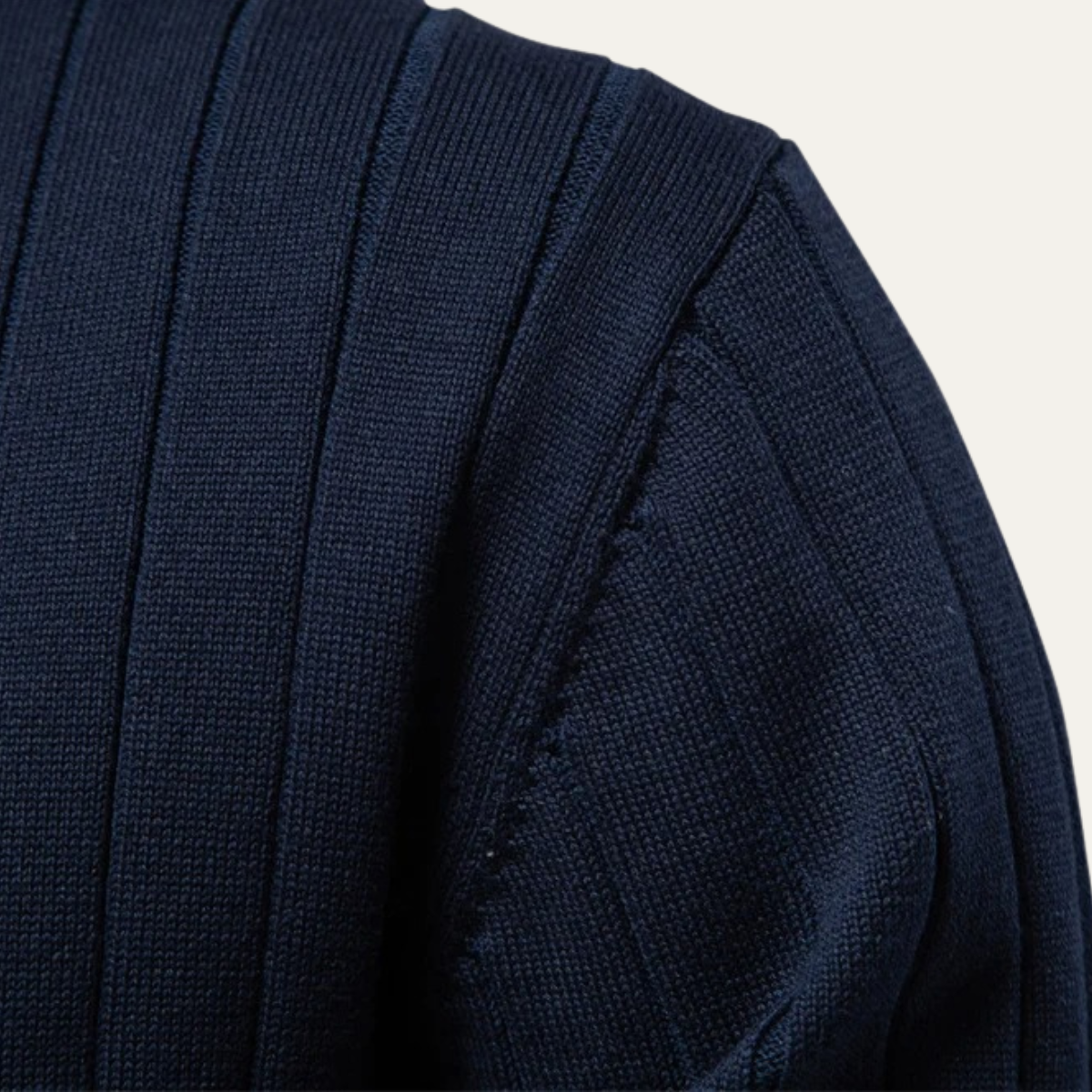 The Montecatini Men’s Slim Fit V Neck Cotton Knit Cardigan