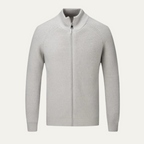 Men’s Full Zip Merino Wool Cardigan Warm Winter Knit Sweater
