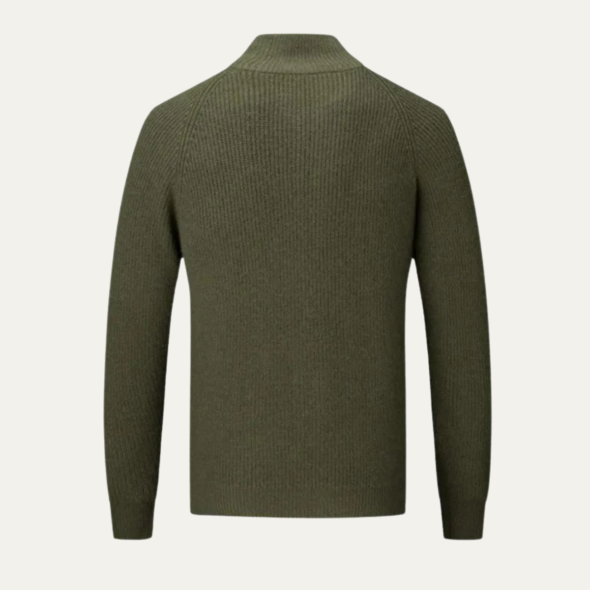 Men’s Full Zip Merino Wool Cardigan Warm Winter Knit Sweater