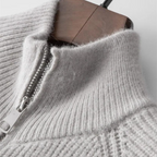 Men’s Full Zip Merino Wool Cardigan Warm Winter Knit Sweater