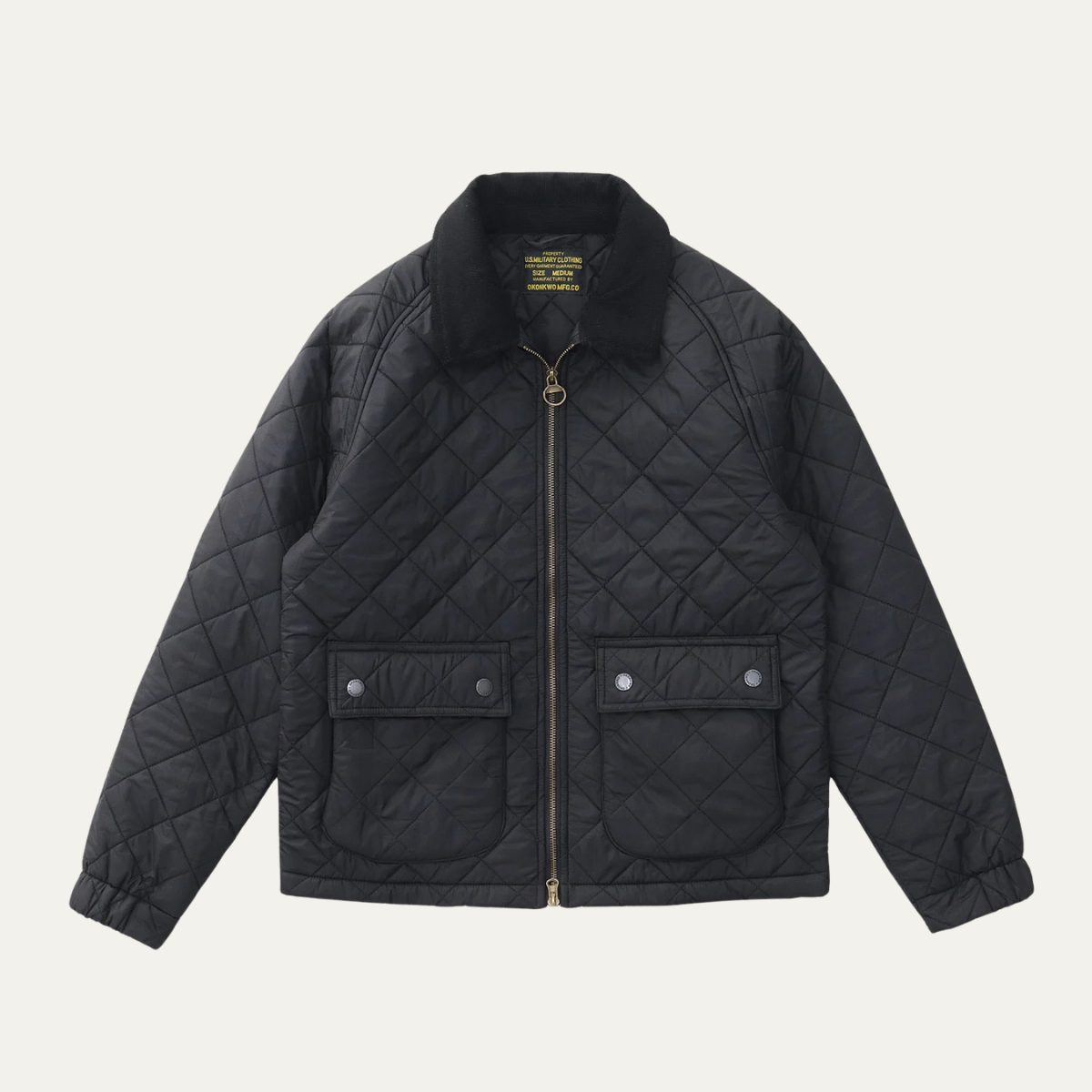 The Trouville Retro Quilted Winter Bomber Men’s Jacket
