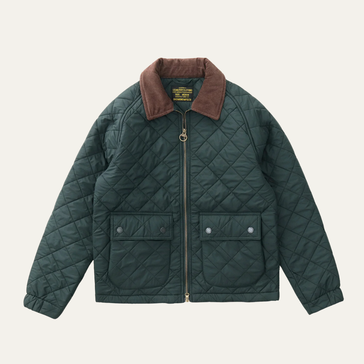 The Trouville Retro Quilted Winter Bomber Men’s Jacket
