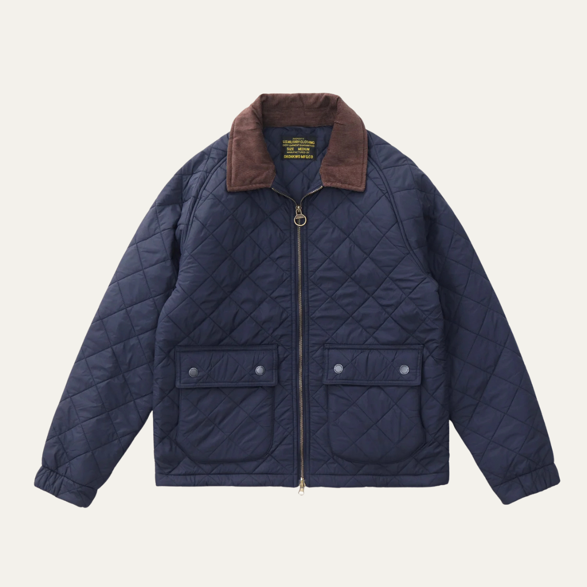 The Trouville Retro Quilted Winter Bomber Men’s Jacket