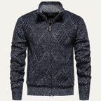 The Angera Casual Winter Knit Zip Up Men’s Jacket