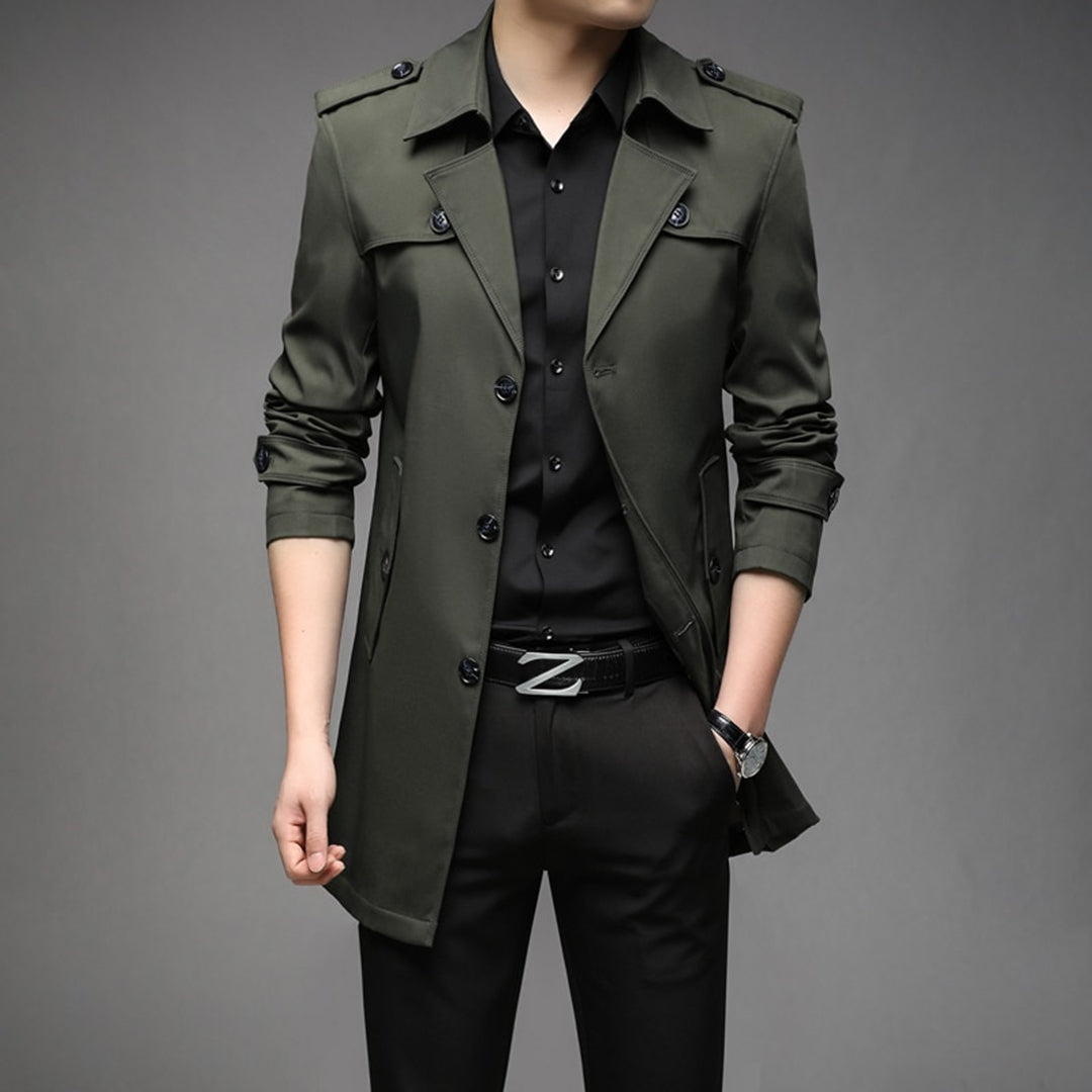 Sebastian | Men's Double Breasted Classic Trench Coat