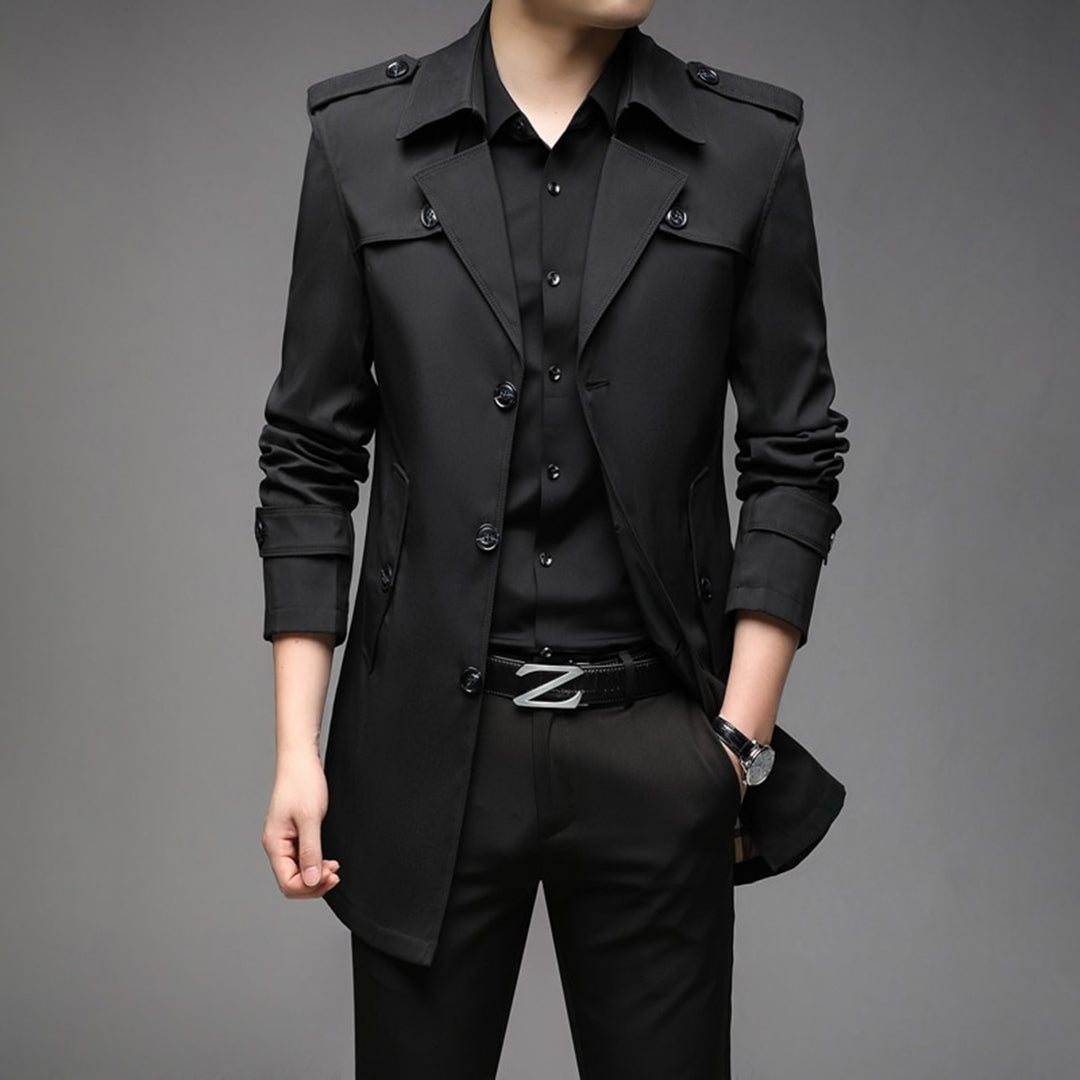 Sebastian | Men's Double Breasted Classic Trench Coat
