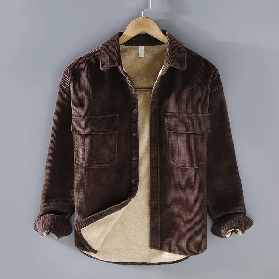 Tristan | Men’s Classic Winter Button-Up Jacket