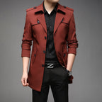 Sebastian | Men's Double Breasted Classic Trench Coat