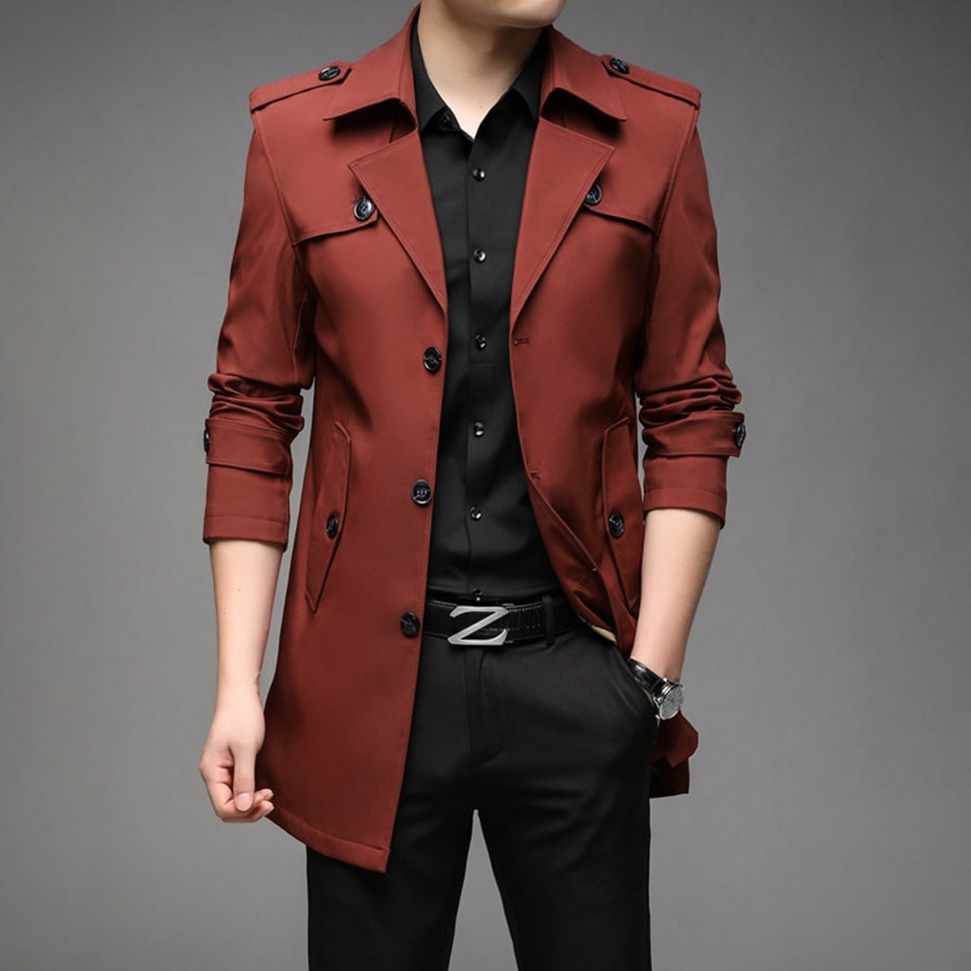 Sebastian | Men's Double Breasted Classic Trench Coat