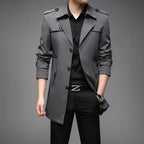 Sebastian | Men's Double Breasted Classic Trench Coat