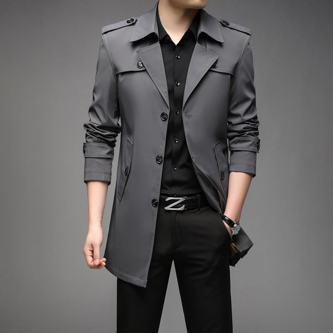 Sebastian | Men's Double Breasted Classic Trench Coat