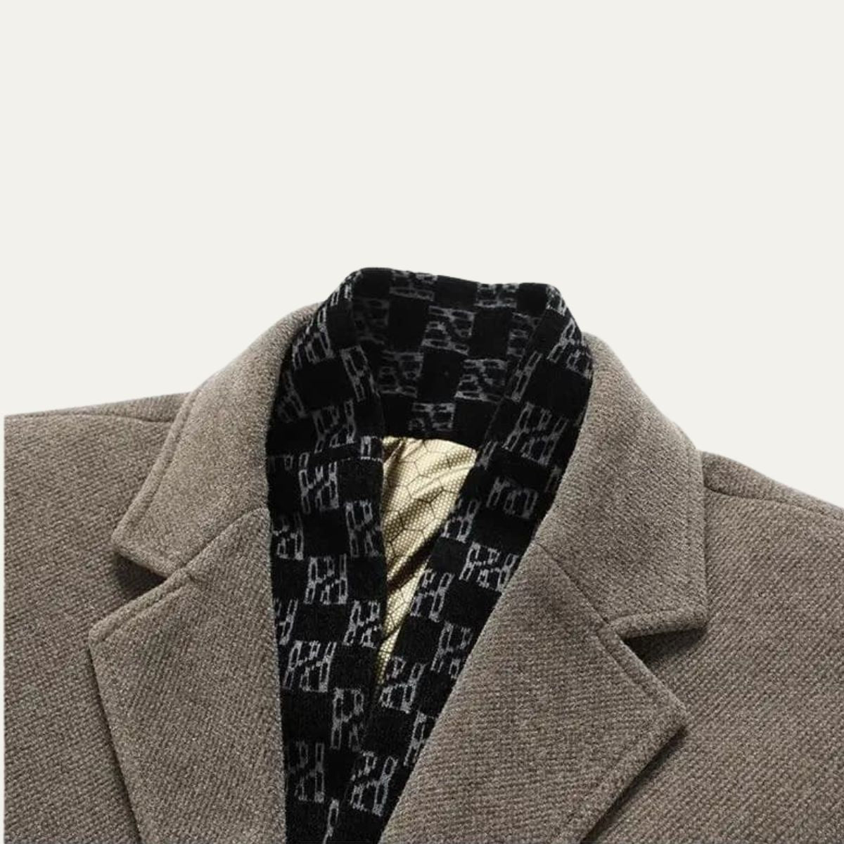 The Ortigia Wool Blend Winter Business Long Men’s Coat