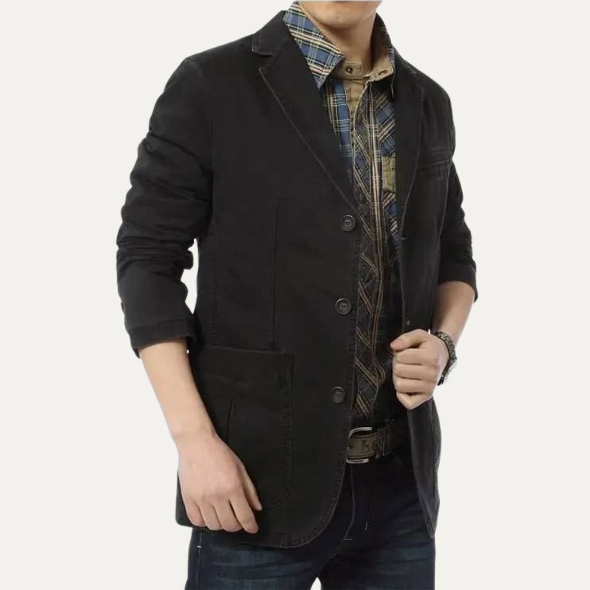 The Barolo Vintage Lightweight Cotton Blazer Men’s Jacket