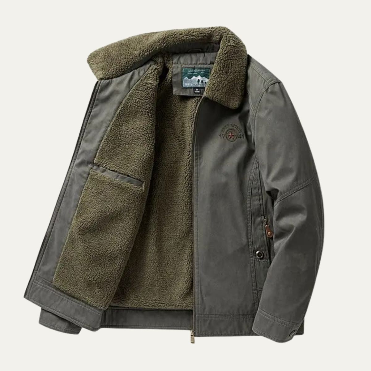 The Neive Winter Fleece Lined Lightweight Blazer Men’s Jacket
