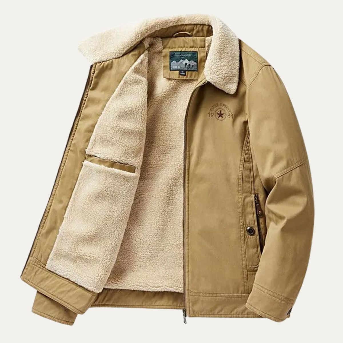 The Neive Winter Fleece Lined Lightweight Blazer Men’s Jacket