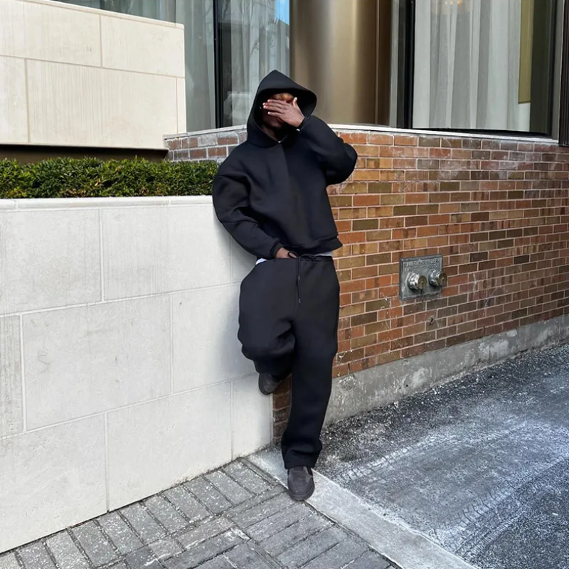 Noah | Men's Minimal Hooded Sweater Jogger Set