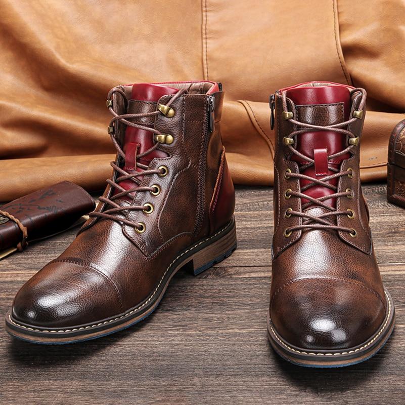 Arnold | Men's Classic Zip-and-Lace Leather Boots