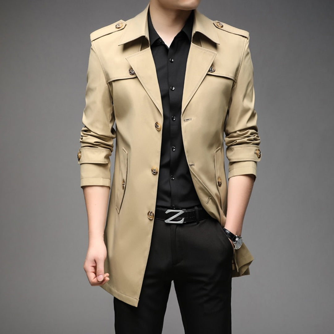 Sebastian | Men's Double Breasted Classic Trench Coat