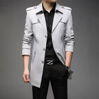 Sebastian | Men's Double Breasted Classic Trench Coat