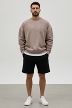 Men’s Winter Oversized Crew Neck Sweatshirt