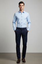 Men’s Slim Fit Dress Shirt Long Sleeve Smart Formal Button Up