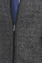 Men's Winter Knitted Zip Up Cardigan Smart Full Zip Jumper