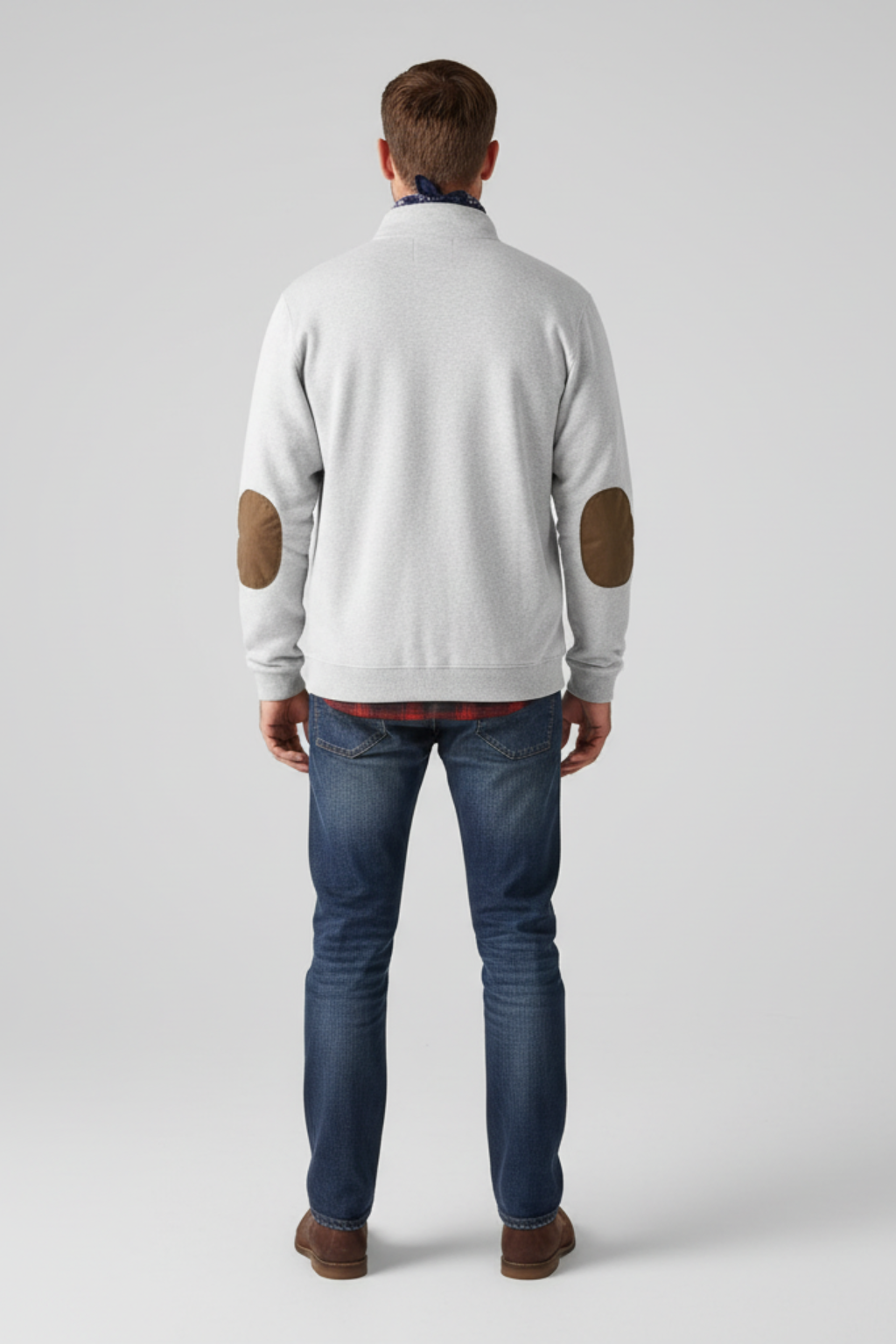 Men's Winter Fleece Half Zip Jumper Warm Pullover