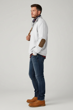 Men's Winter Fleece Half Zip Jumper Warm Pullover