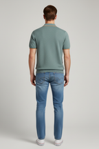 Men’s Knitted Short Sleeve Polo Shirt