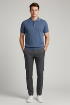 Men’s Knitted Short Sleeve Polo Shirt