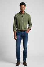 Men’s Casual Button Down Oxford Shirt Long Sleeve Smart Cotton