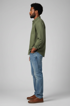 Men’s Casual Button Down Oxford Shirt Long Sleeve Smart Cotton