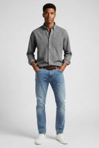 Men’s Casual Button Down Oxford Shirt Long Sleeve Smart Cotton