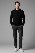 Men’s Long Sleeve Polo Sweater