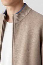 Men’s Merino Wool Blend Knitted Lounge Set Crew Neck Jumper and Joggers