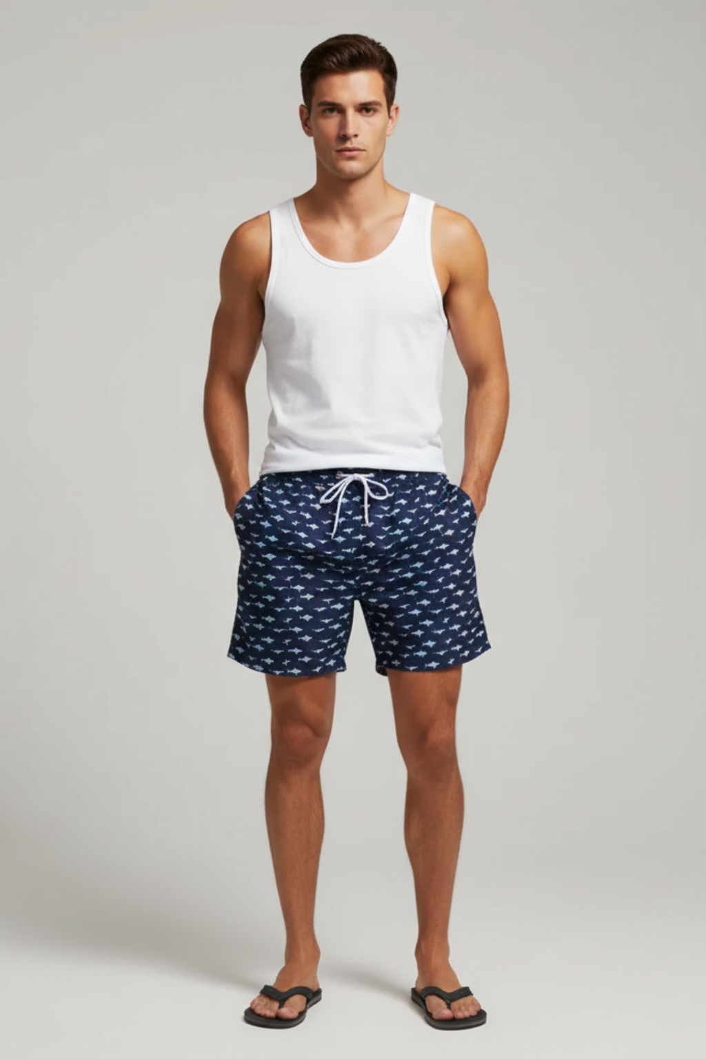 Men’s Printed Swim Trunks