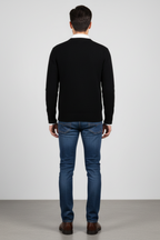 Men’s Fine Knit Crew Neck Jumper Smart Lightweight Sweater