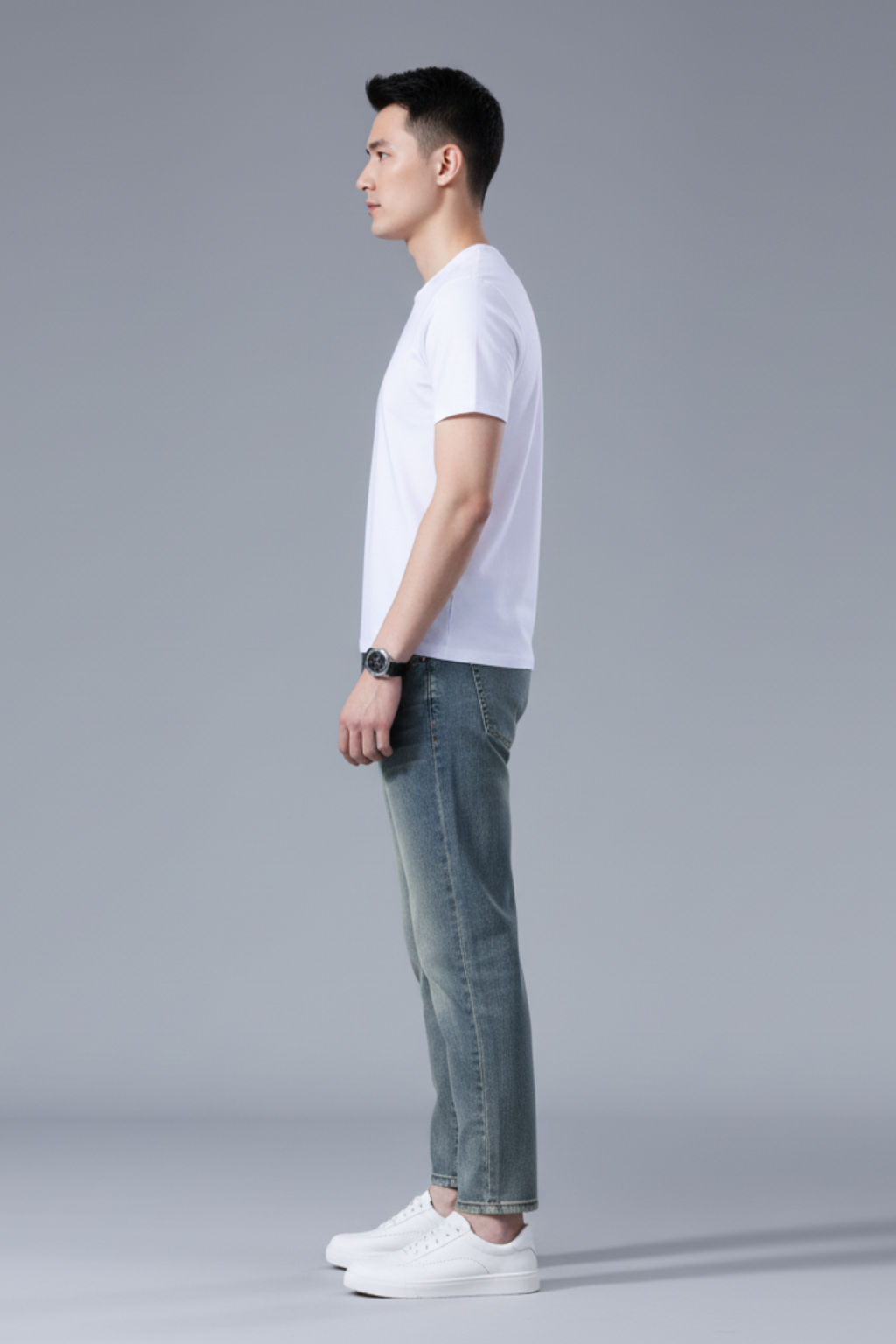 Men’s Slim Fit Jeans Casual Denim Trousers Everyday Wear