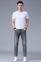 Men’s Slim Fit Jeans Casual Denim Trousers Everyday Wear