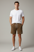Men’s Casual Sweat Shorts Drawstring Waist Relaxed Fit Loungewear