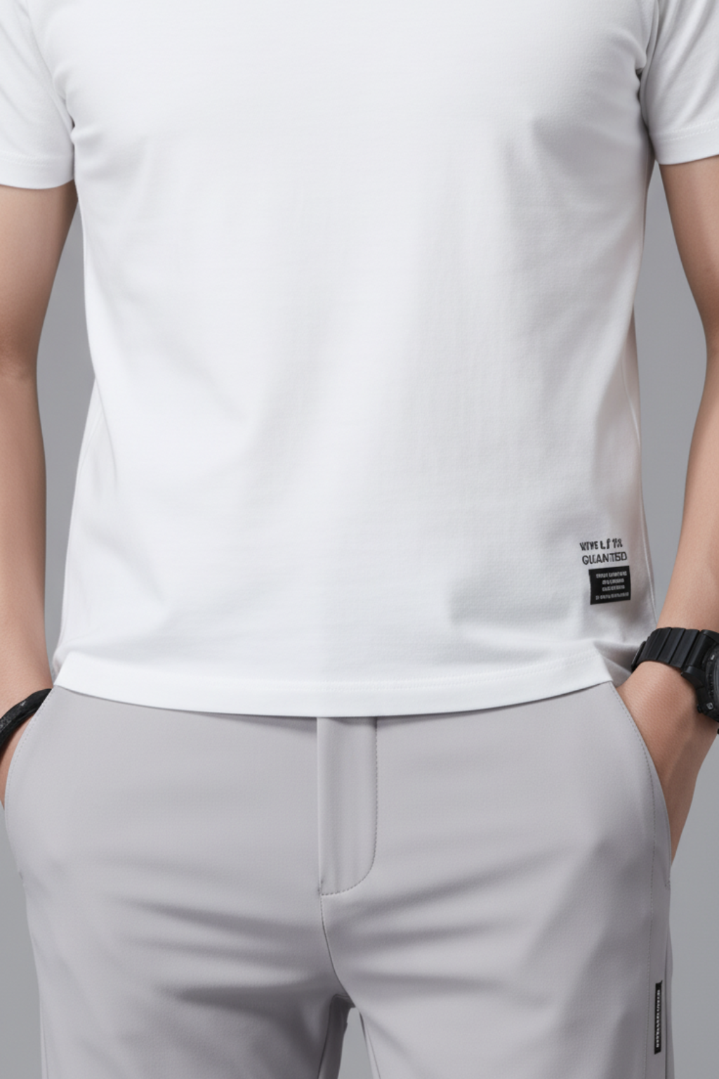 Men’s Casual Slim Fit Jogger Trousers Lightweight Everyday Pants