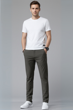 Men’s Casual Slim Fit Jogger Trousers Lightweight Everyday Pants