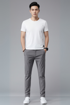 Men’s Casual Slim Fit Jogger Trousers Lightweight Everyday Pants